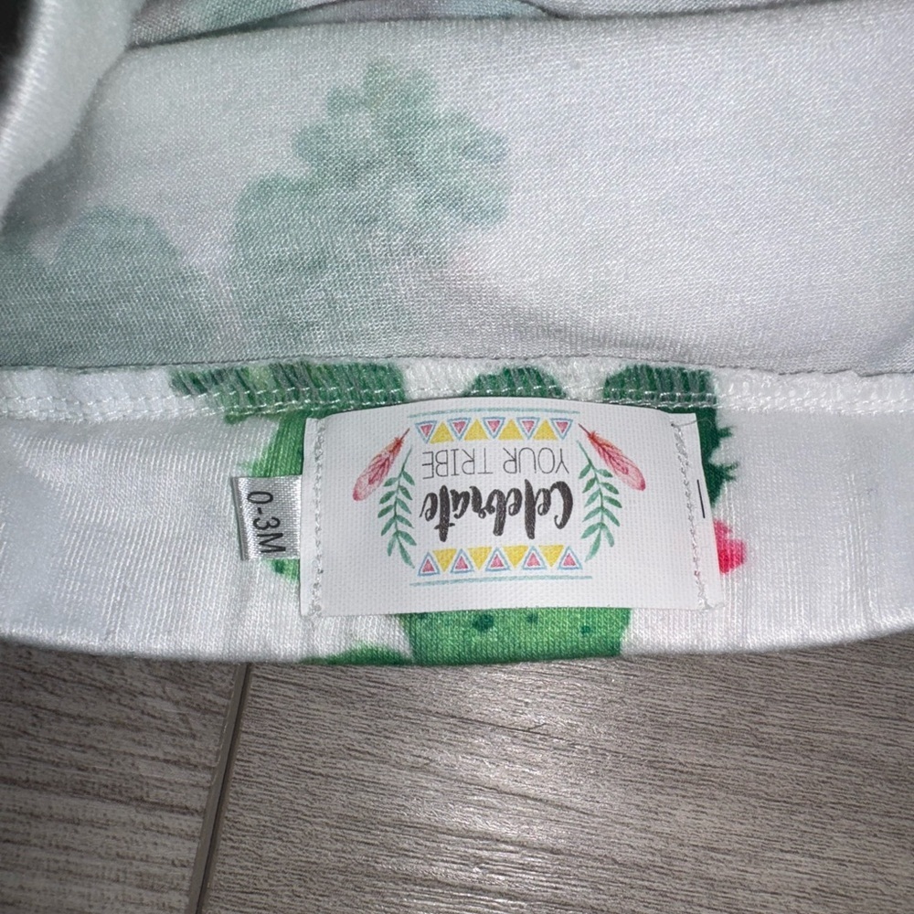Floral Cactus Print Kids Bloomers - Picture 3 of 3